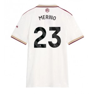 Arsenal Mikel Merino #23 Jalkapallovaatteet Naisten Kolmaspaita 2025-26 Lyhythihainen